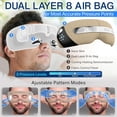 thumbnail image 5 of SereneLife Smart Eye Massager with Heat and Cooling, Compression, Vibration, Music, Wireless Heated Mask SLEYMSG82, 5 of 7