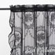thumbnail image 4 of XmhyTop-A Cortinas de encaje para ventana, 2 piezas, 140 x 260 cm, decorativas para el hogar y la cocina, color negro, 4 of 5