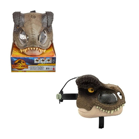 Juguete MATTEL Jurassic World Máscara Muerde y Ruge de T-Rex