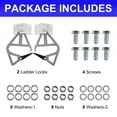 thumbnail image 6 of Aluminum Extension Ladder Locks Compatible with for ,Suitable for 28-11 Rung Lock Kit,Extension Ladder Accessories, 6 of 7