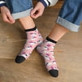 thumbnail image 3 of Fuzoiu Bulldog Print Adult Socks, Crew Moisture-wicking Socks, Unisex Cushion Crew Socks,Casual Sports Ankle Socks, 3 of 7