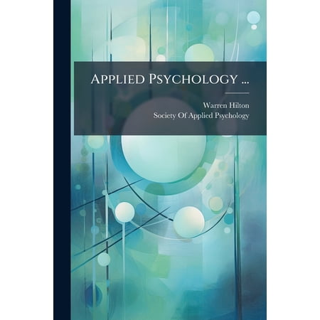 Applied Psychology ... : Technique of Success (Paperback)