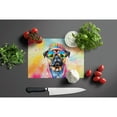 thumbnail image 4 of Pug Hippie Dawg Glass Cutting Board Large 12 in x 15 in, 4 of 5