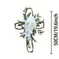 thumbnail image 3 of MXTPOV Spring Wreaths for Front Door, Garland Cross Wreath with Fake Flowers for Wall Decor, Spring Wreath for Party Home Decor, Spring Decor Wreath, 3 of 5