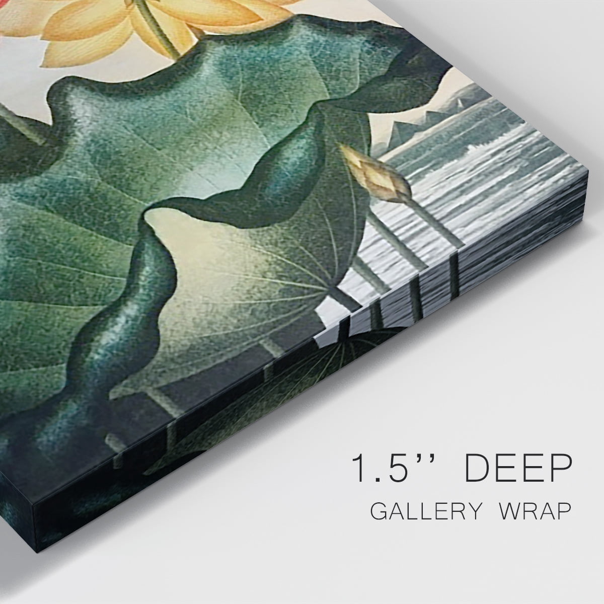 Temple of Flora V Premium Gallery Wrapped Canvas - Ready to Hang