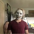 thumbnail image 2 of Máscara de Halloween Máscara de demonios sonrientes aterradores con ojo blanco Disfraz de diablo horrible, 2 of 4
