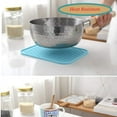 thumbnail image 2 of DAMAIE 2pcs Silicone Dish Drying Mat Mat Heat & Resistant Mat Easy Clean Dishwasher Safe Eco-Friendly, 2 of 3