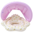 thumbnail image 4 of Sunnylife: Baby Float - Mima The Fairy Lemon Lilac - Inflatable Flower Shaped Pool-Water Tube, Head Rest, Leg Supports, Shade Canopy, 24-34lb, Age 1+, 4 of 9