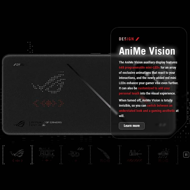 ROG Phone 9 Pro 16GB RAM 512GB ROM ブラック ASUS ROG Phone 9 Pro Unlocked Android Phone, US Version