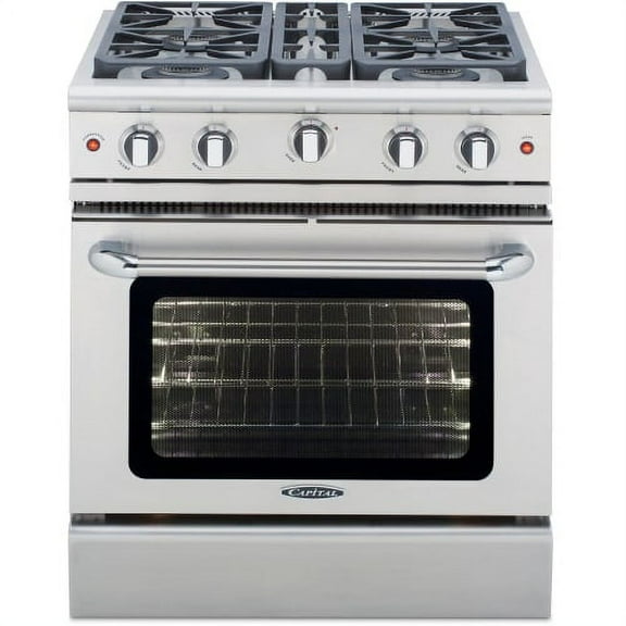 Capital Cooking MCR304-N 30 Inch Wide 4.9 Cu. Ft. Free Standing Natural Gas Rang