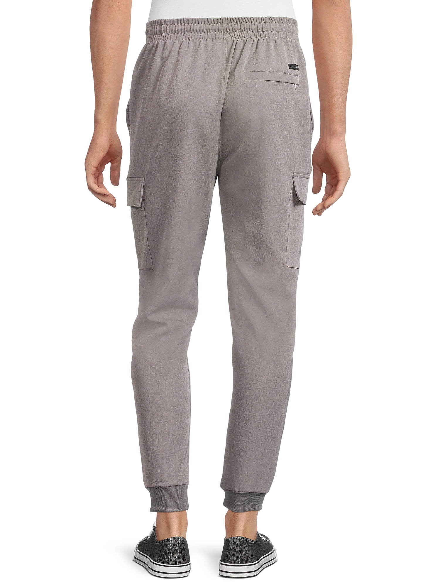 Tahari Men's Stretch Woven Cargo Joggers