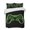 Green, variant on Quilts Twin Size, Green Game Controller Soft Comforter Bedding Set for Bed, Modern Art Gaming Handheld Black Lightweight Quilted Bedspread with Pillow Cover(2 Pieces) for All Season, 68x86 Inch