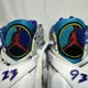 thumbnail image 5 of Ni - ke RARE Ni - ke Court Air Zoom Zero Jordan 8 Aqua White Violet Women's size 7, 5 of 5