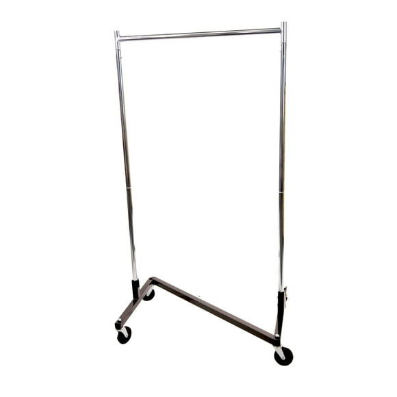 SSWBasics Compact Clothing Rack (Z-Truck Rolling Rack) - 36'' W x 24''D x 68''H (Holds 300lbs) - Sturdy Heavy Duty Clothing Rack Z Truck Garment Rack for Retail, Thrift, Boutique, Consignment, Home,
