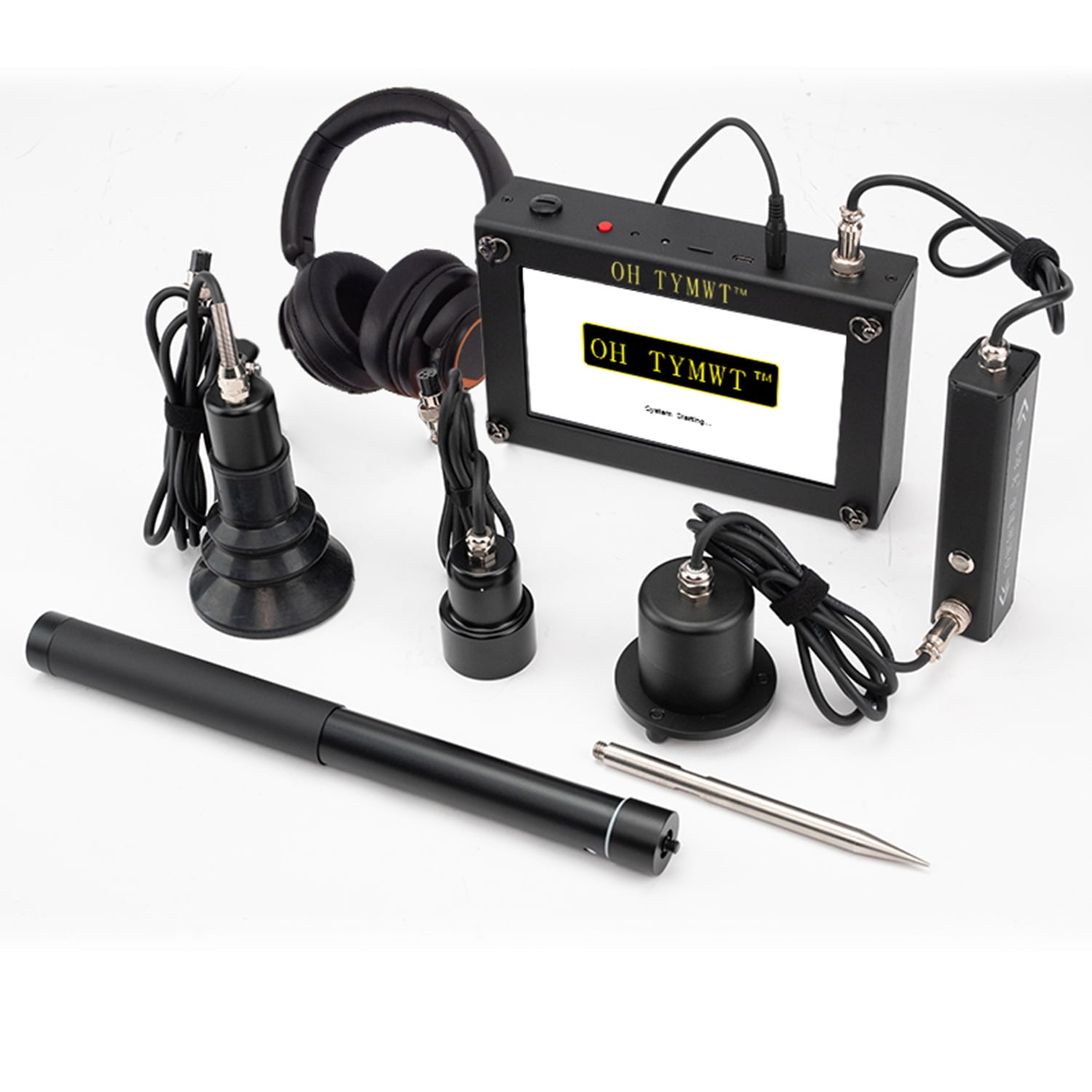 OH TYMWT-7A Water Leak Detector – AI + Tracer Gas, Adjustable Frequency, Indoor/Outdoor