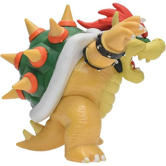 Yellow Bowser Action Figure The King of The Dark Kingdom Can Breathe Fire in The Movie 4" Action Figures Adult Kids Gift Adult Kids Figure Gift