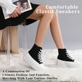 thumbnail image 4 of CHEERMORE Women Platform Female Casual Canvas Shoes Adult US 11 Black, 4 of 8