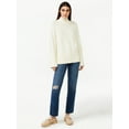 thumbnail image 6 of Free Assembly Women’s Tall Rib Turtleneck Sweater, 6 of 6