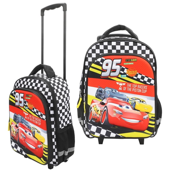 Mochila con ruedas Bioworld Lightning McQueen 41 cm