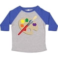 thumbnail image 3 of Inktastic Artist Palette and Brush Boys or Girls Toddler T-Shirt, 3 of 5