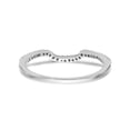 thumbnail image 5 of 14K White Gold Ring Band Wedding Diamond Round , Size 5, 5 of 7