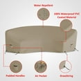 thumbnail image 6 of Covers&All Curved Outdoor Couch Cover, 1000D Waterproof, UV-Resistant Patio Furniture Cover, 6 of 7