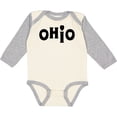 thumbnail image 3 of Inktastic Ohio Hearts Boys or Girls Long Sleeve Baby Bodysuit, 3 of 5