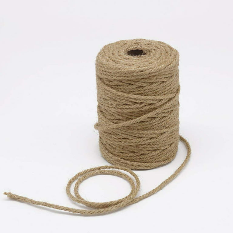 Natural Thick Jute Twine String Brown Shabby Rustic Sisal Soft Cord Card  Making