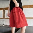 thumbnail image 5 of Red Boys Active Athletic Shorts 5-15Y, Nylon Spandex Moisture Wicking Relaxed Fit with Adjustable Drawstring & Side Pockets,Size 9-10 T, 5 of 6