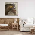 thumbnail image 3 of Stupell Industries Cottage Barnyard Horse with Daisy Canvas Art, 30 x 30, by Suzanne Nicoll, 3 of 8