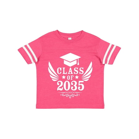 

Inktastic Class of 2035 with Graduation Cap and Wings Gift Toddler Boy or Toddler Girl T-Shirt