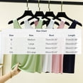 thumbnail image 3 of YHAJDS Womens Sleepwear Solid Sleeveless Crew Neck Loose Thin Soft Summer Pajama Shirts, 3 of 5