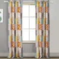 thumbnail image 6 of Benjara Turin 84" Window Curtains- Brushed Microfiber- Multicolor Patchwork, 6 of 6