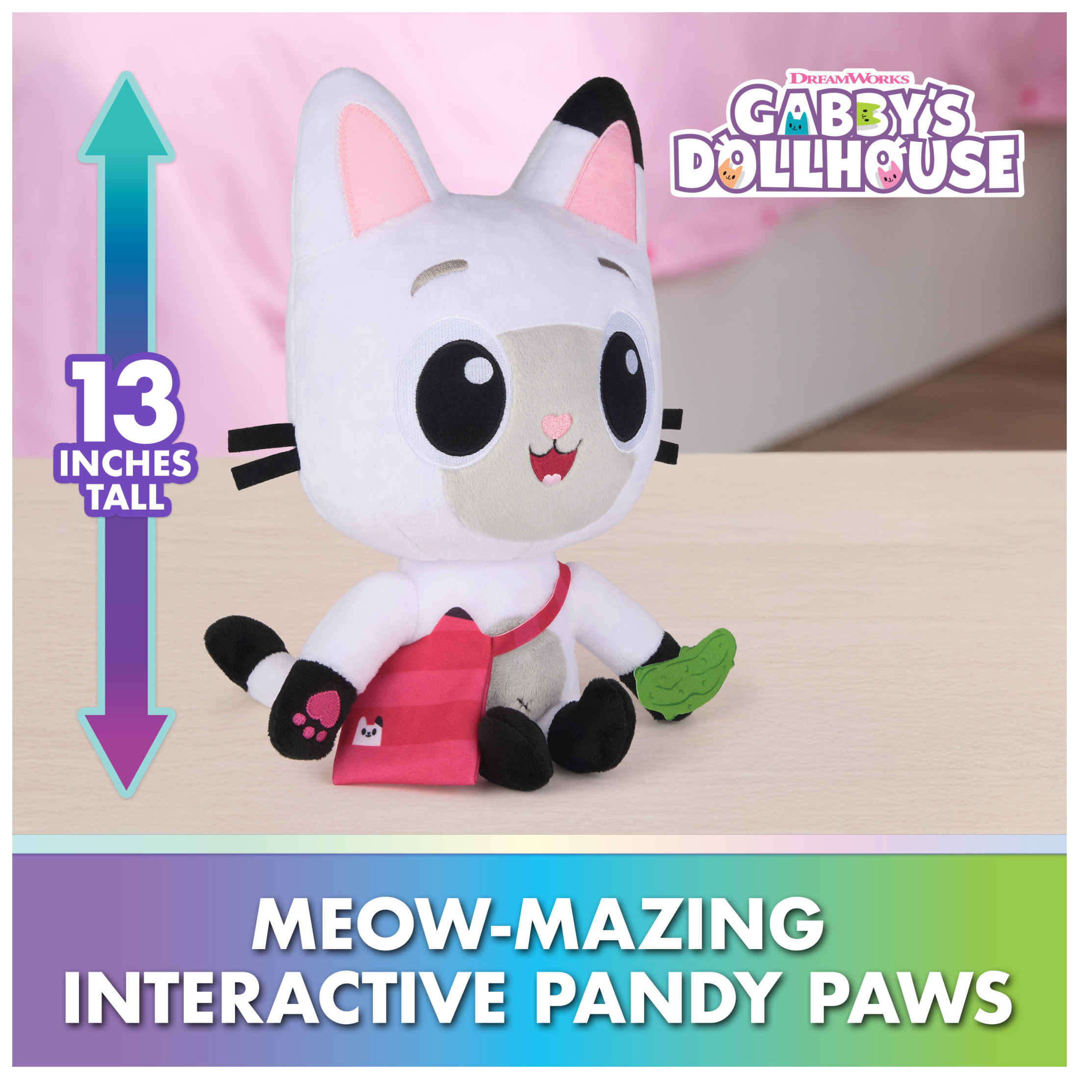 Gabby's Dollhouse Interactive Pandy Paws Plush photo 3