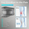 thumbnail image 5 of Back Braces for Lower Back Pain Relief with 6 Stays,Anti-skid lumbar support belt（XL）, 5 of 5