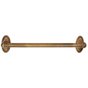 Classic Traditional 18" Grab Bar with Brass Construction - Finish: Antique English