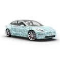 thumbnail image 6 of Rwraps Geometric Floral Crazy Chlorokinesis Gloss Vinyl Film Wrap 59in x 6in Vinyl Vehicle Car Film, 6 of 9