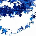 thumbnail image 3 of OULII 1Set Star Tinsel Garland Blue 2.3 Feet for Christmas Decoration, 3 of 4