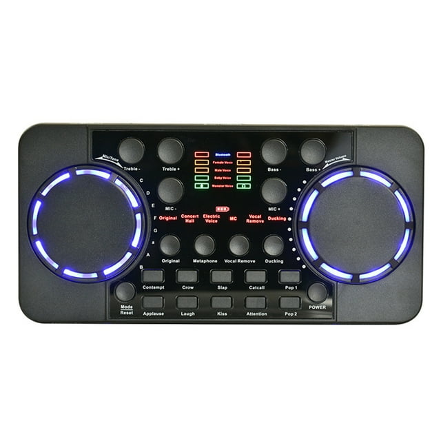 relayinert Sound Card V300 Pro Audio Mixers Effects Mixer DJ Music Recording Accessory Voice Reduction