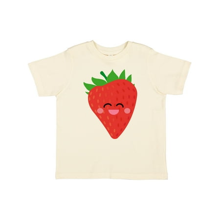 

Inktastic Strawberry Kawaii Gift Toddler Boy or Toddler Girl T-Shirt