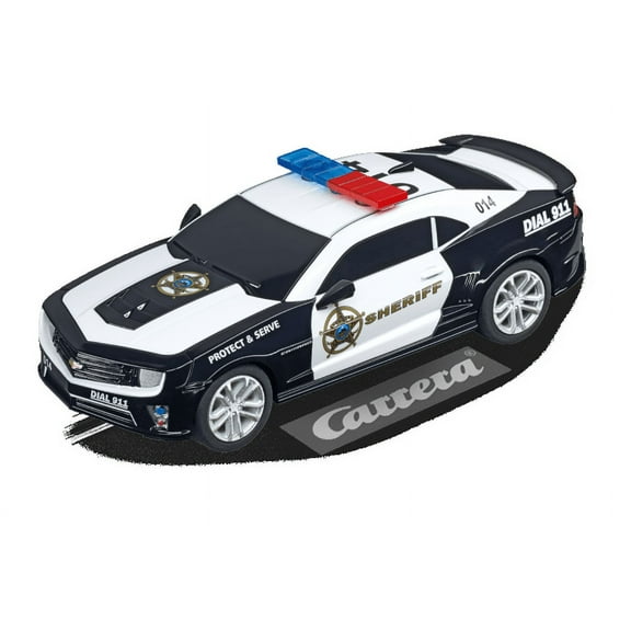 Carrera GO!!! 64031 1:43 Scale Analog Slot Car Racing Vehicle - Chevrolet Camaro ZL1 Sheriff
