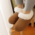 thumbnail image 2 of LongBay Women's Cozy Bootie Slippers Memory Foam Warm House Shoes with Fluffy Collar Non-Slip Indoor Outdoor, 2 of 6