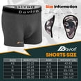 thumbnail image 5 of Davion Youth Boys Baseball Cup Underwear with Soft Protective Athletic Cup Compression Shorts for Baseball,Football, Lacrosse(Dark Grey-XL), 5 of 6