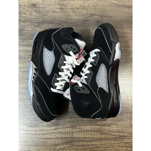 N I-K-E A i r-Jor-dan 5 Retro OG Black Metallic Reimagined HF3975-001 Mens Size 12