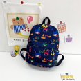 thumbnail image 2 of Mochila preescolar, mochilas escolares para niños, niñas, guardería, mochilas escolares para niños pequeños, azul oscuro, 2 of 5