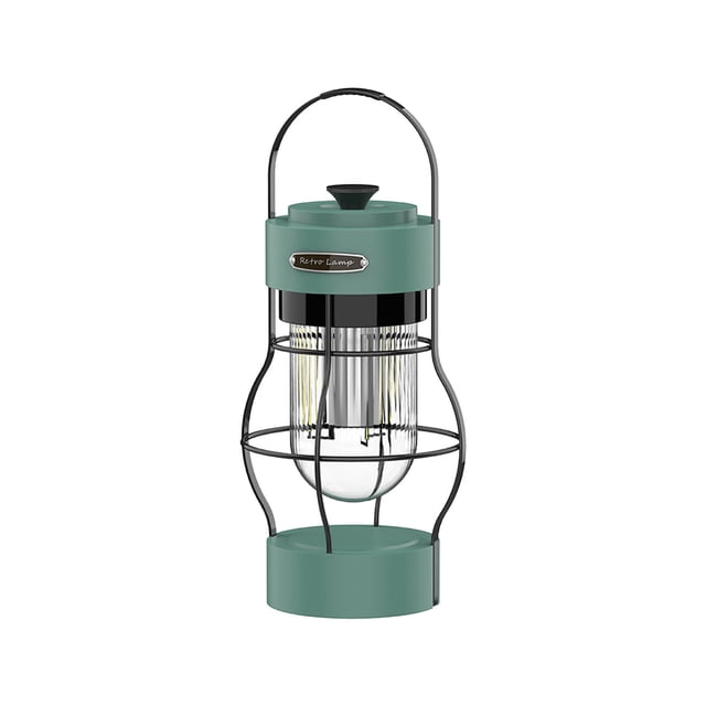 VALSEEL Lámpara de queroseno retro para exteriores, luz de camping, lámpara LED de carga para campamento, luz colgante portátil para acampar, luz para tienda de campaña