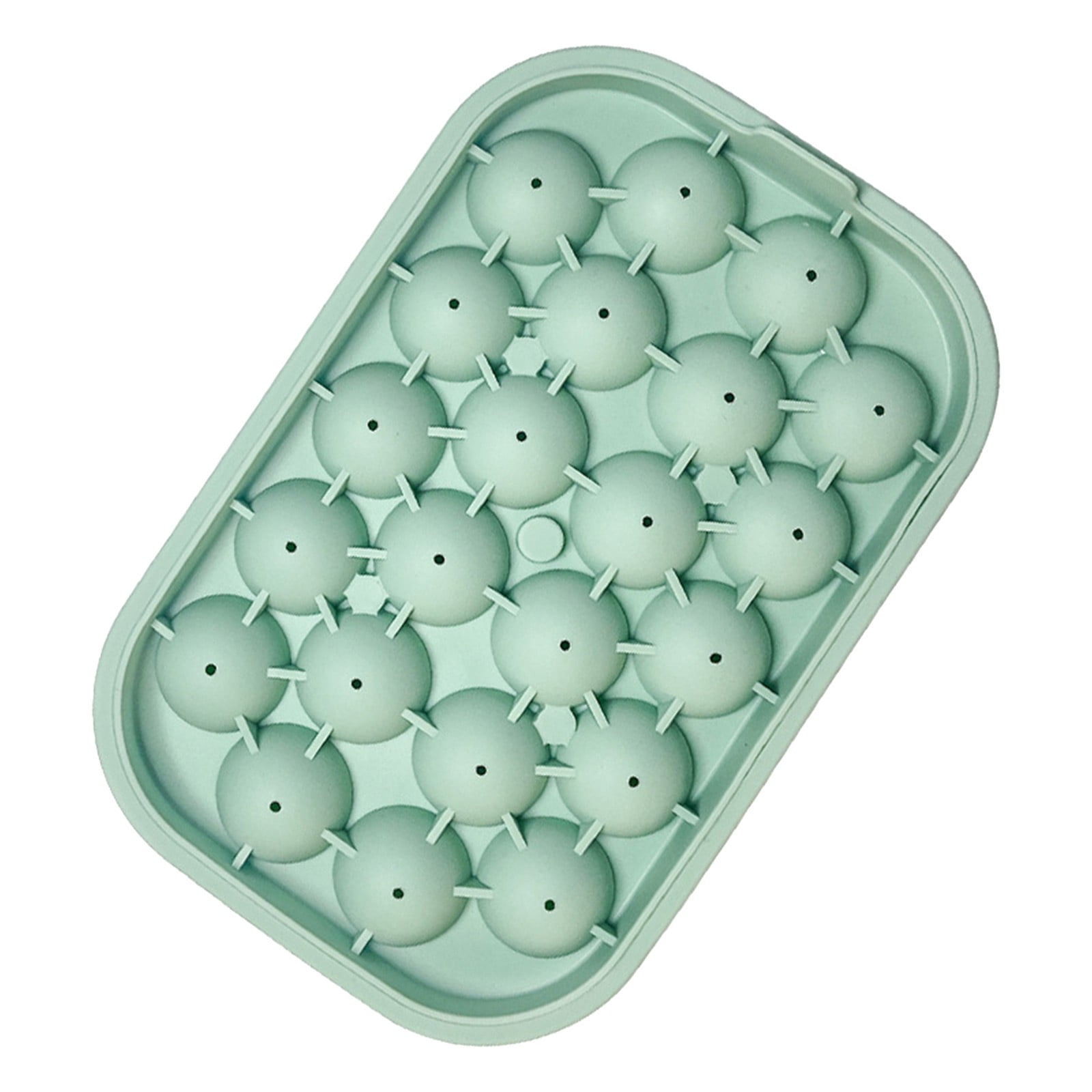 Loyerfyivos Ice Cube Tray, Round Ice Trays for Freezer,Circle Ice Cube Molds Making 1.0 inch Small Ice Balls,Sphere Ice Makers for Cocktail Whiskey