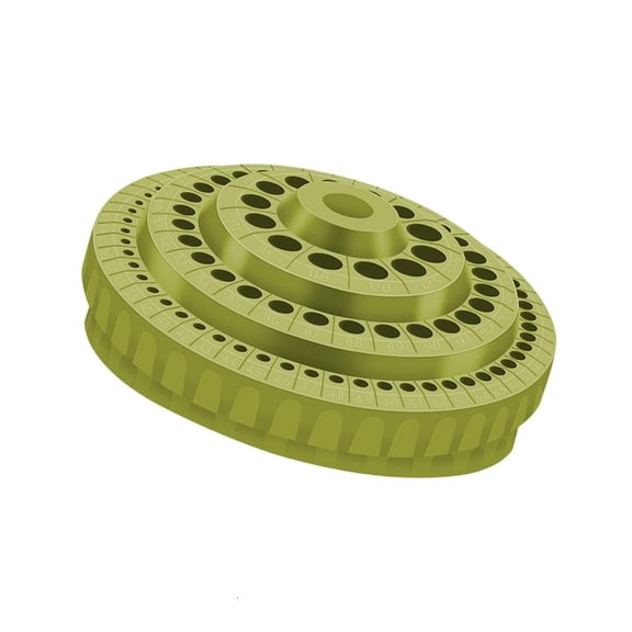 Plastic Rotating Tool Bit Holder Workshop Storage Solution Rotary Bur Holder