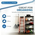 thumbnail image 4 of Gracious Living Knect-A-Shelf Heavy-Duty 5-Shelf Plastic Shelving Unit, 4 of 12