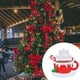 thumbnail image 3 of Toystoory Decoración colgante temática de Navidad para dormitorio, hogar, Hotel, centro comercial, puerta de árbol de Navidad, colgante de Kits de decoración para fiestas 5 cabezas, 3 of 6
